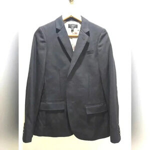 J. Crew Ludlow Blazer Black Luxe Matte Wool Gabardine Size 10